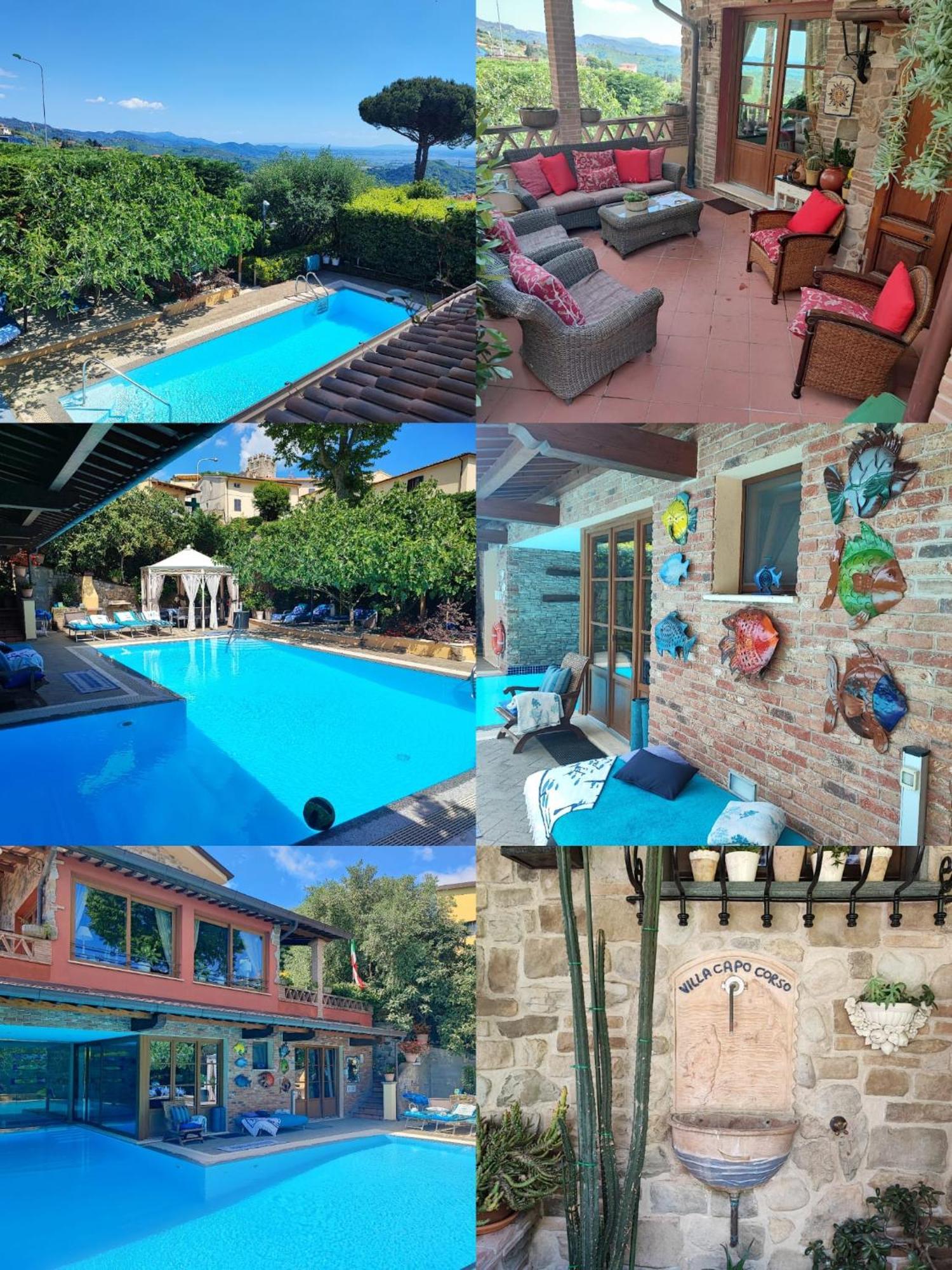 Villa Capo Corso Corsanico-Bargecchia Luaran gambar